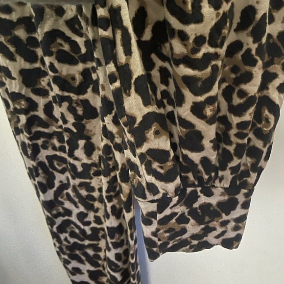 She’s Cool Strapless Jogger-Style Leopard Print Jumpsuit - Picture 3 of 4